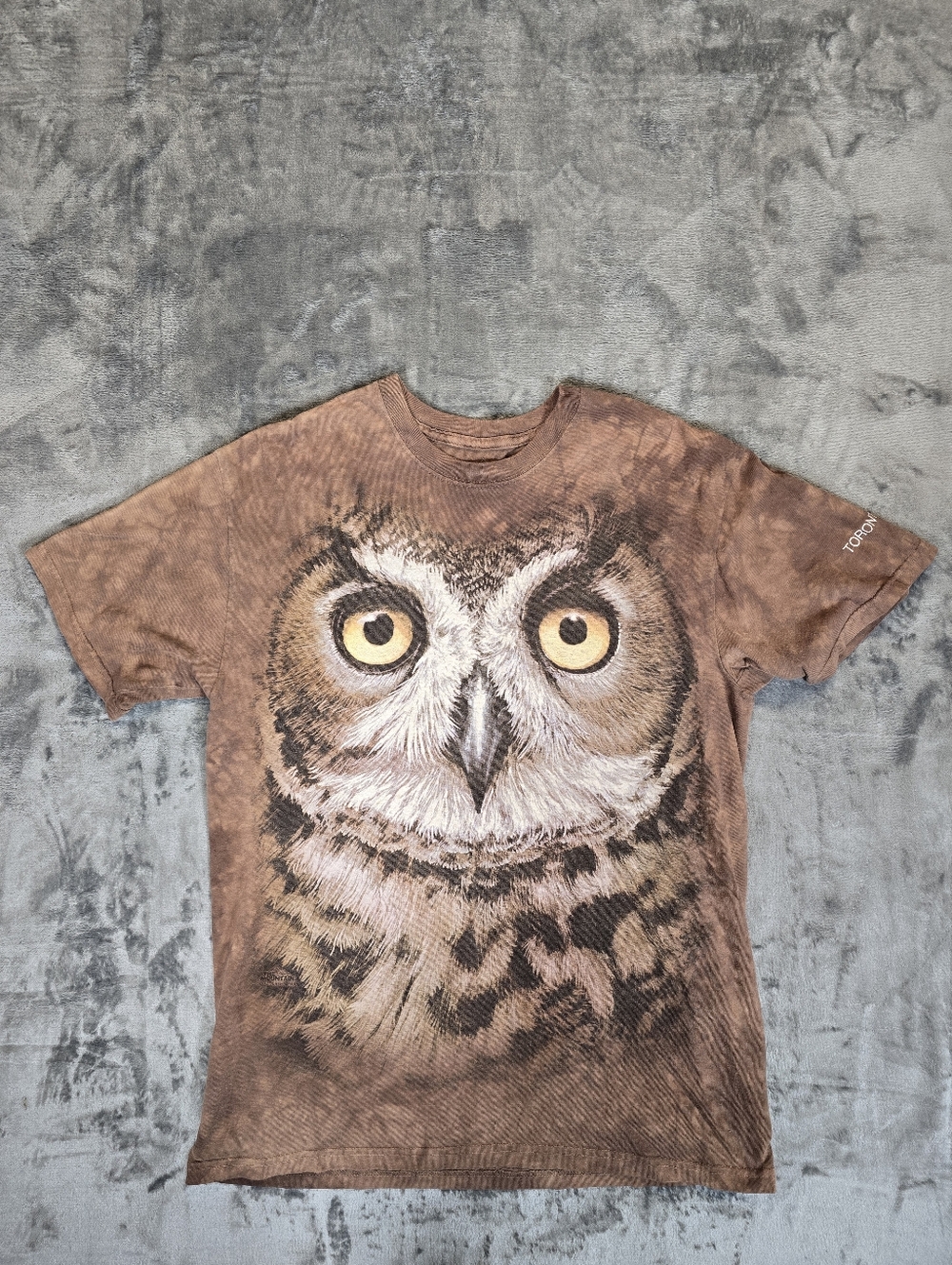 The Mountain Owl T Shirt Size Medium Brown